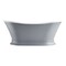 Aqua Eden 67.38 L, 29.5 W, Matte Gray/Glossy White, Solid Surface White Stone VRTDS683027WG - alternate 6